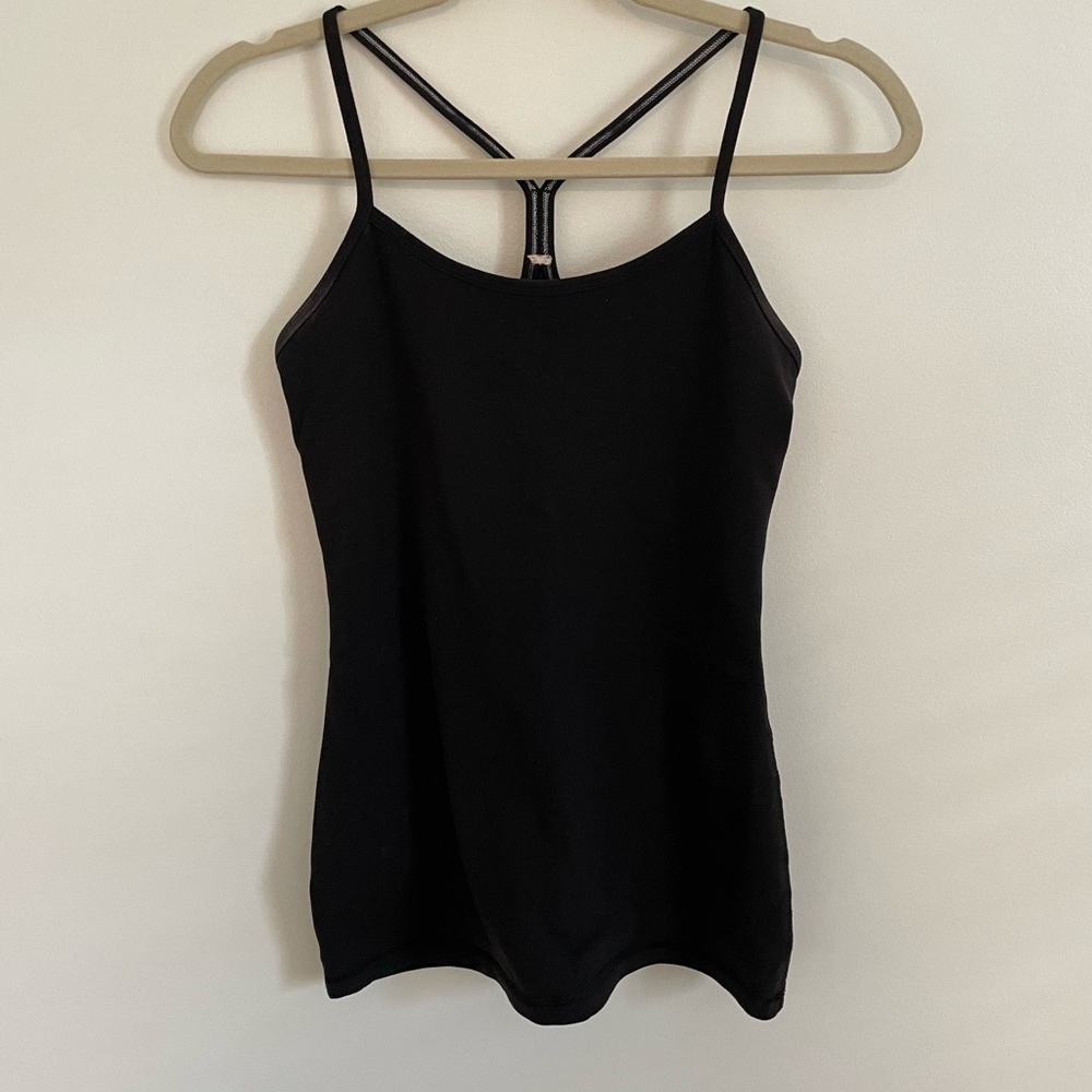Lululemon black power Y tank